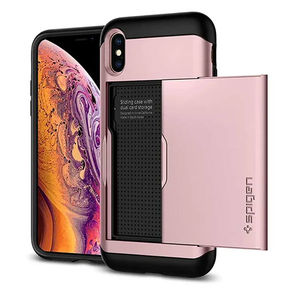 Чехол Spigen Slim Armor CS Rose Gold для iPhone X | XS в Тернополе