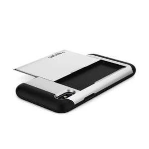 Чехол Spigen Slim Armor CS Satin Silver для iPhone X | XS - Фото 7