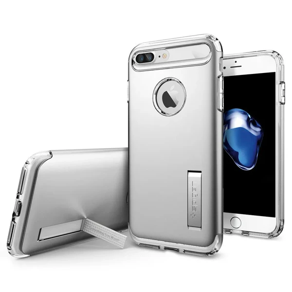 Чохол Spigen Slim Armor Satin Silver для iPhone 7 Plus | 8 Plus в Одесі