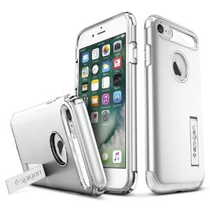Чехол Spigen Slim Armor Satin Silver для iPhone 7 | 8 - Фото 2