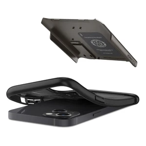 Защитный чехол Spigen Slim Armor Gunmetal для iPhone 13 - Фото 4
