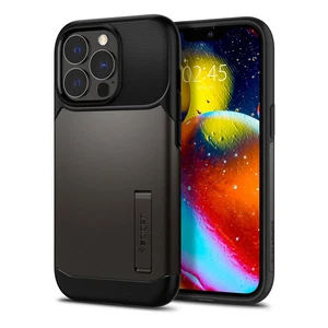Защитный чехол Spigen Slim Armor Gunmetal для iPhone 13 Pro ACS03303 - Фото 1