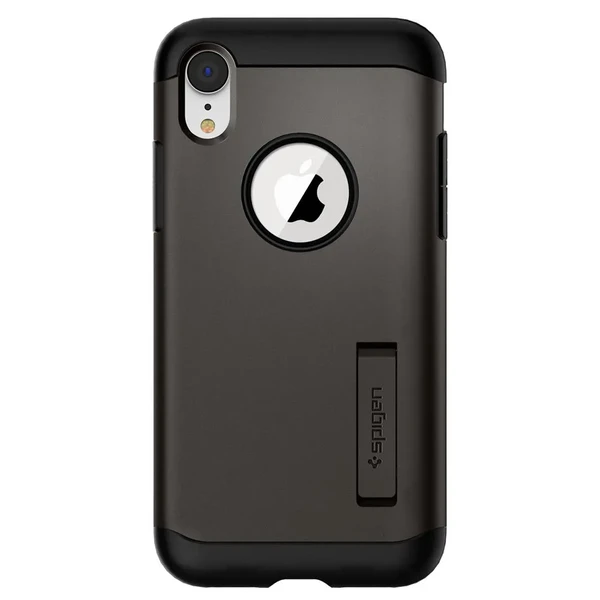 Противоударный чехол Spigen Slim Armor Gunmetal для iPhone XR в Чернигове