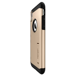 Противоударный чехол Spigen Slim Armor Champagne Gold для iPhone XR - Фото 7