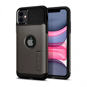Протиударний чохол Spigen Slim Armor Gunmetal для iPhone 11 076CS27082 - Фото 1
