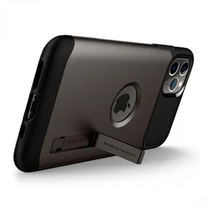 Противоударный чехол Spigen Slim Armor Gunmetal для iPhone 11 Pro Max - Фото 2