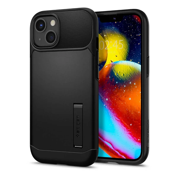 Захисний чохол Spigen Slim Armor Black для iPhone 13 mini у Львові