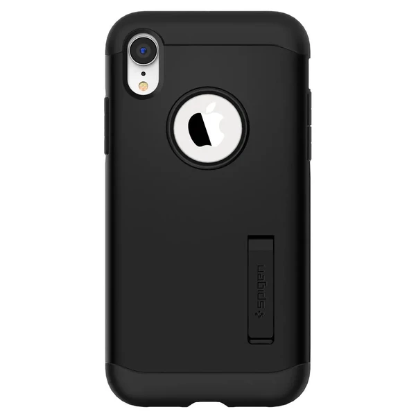 Противоударный чехол Spigen Slim Armor Black для iPhone XR в Чернигове