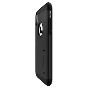 Противоударный чехол Spigen Slim Armor Black для iPhone XR - Фото 7