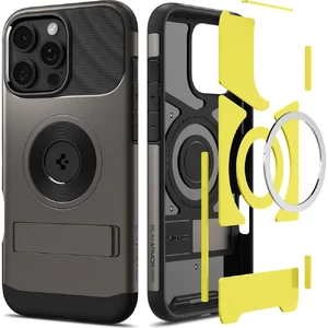 Стальной чехол Spigen Slim Armor Mag для iPhone 16 Pro Max - Фото 5