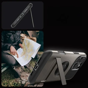 Стальной чехол Spigen Slim Armor Mag для iPhone 16 Pro Max - Фото 11