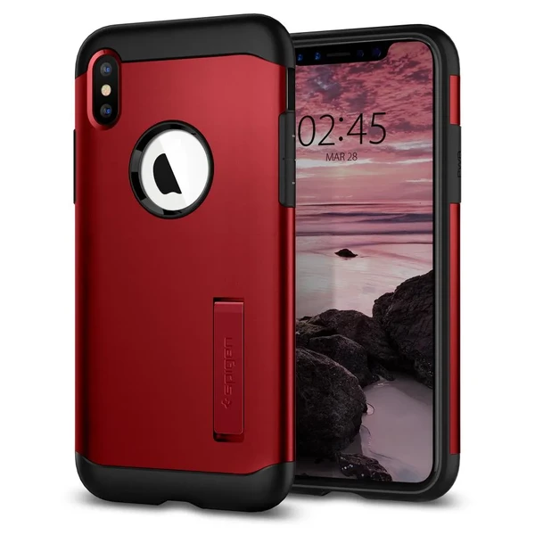 Чехол Spigen Slim Armor Merlot Red для iPhone XS Max