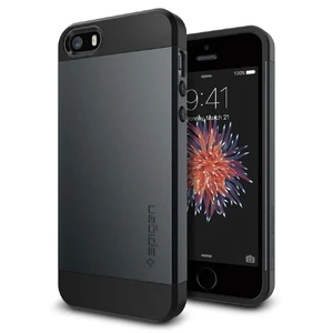 Чехол Spigen Slim Armor Metal Slate для iPhone SE | 5S | 5