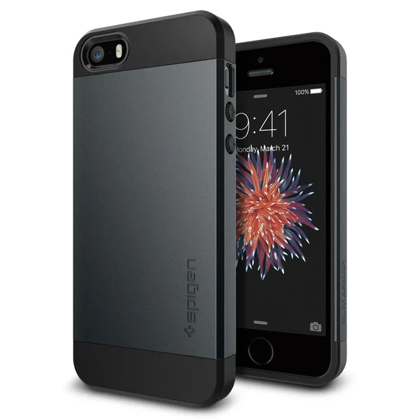Чохол Spigen Slim Armor Metal Slate для iPhone SE | 5S | 5 у Львові