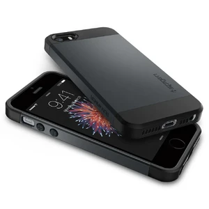 Чехол Spigen Slim Armor Metal Slate для iPhone SE | 5S | 5 - Фото 5