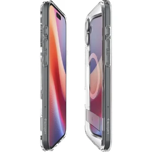Прозорий білий чохол Spigen Slim Armor Essential S MagSafe iPhone 16 - Фото 5