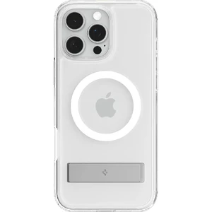 Прозрачный белый чехол Spigen Slim Armor Essential S MagSafe для iPhone 16 Pro - Фото 3