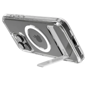 Прозрачный белый чехол Spigen Slim Armor Essential S MagSafe для iPhone 16 Pro - Фото 10