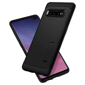Чохол Spigen Slim Armor Black для Samsung Galaxy S10 Plus - Фото 2