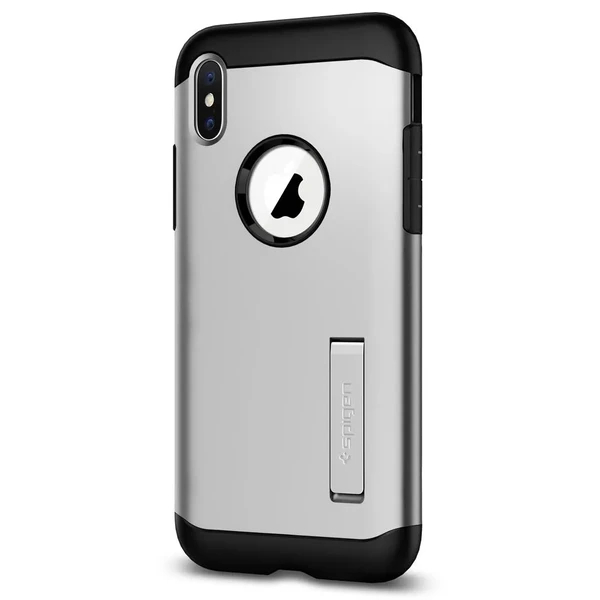 Чохол Spigen Slim Armor Satin Silver для iPhone X | XS у Миколаєві