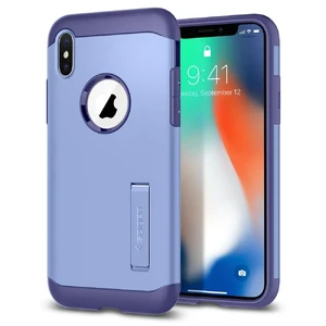 Чехол Spigen Slim Armor Violet для iPhone X | XS - Фото 2