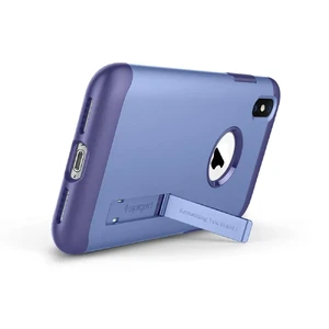 Чехол Spigen Slim Armor Violet для iPhone X | XS - Фото 5