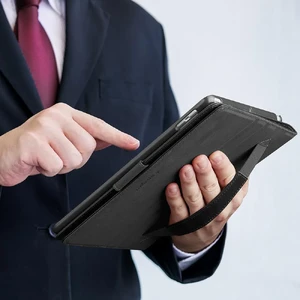 Шкіряний чохол Spigen Stand Folio Black для iPad 9.7" (2017 | 2018) | Air - Фото 12