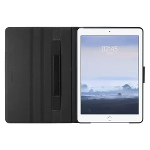 Шкіряний чохол Spigen Stand Folio Black для iPad 9.7" (2017 | 2018) | Air - Фото 4