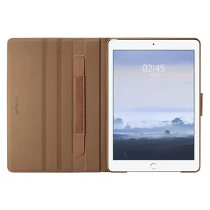 Кожаный чехол Spigen Stand Folio Brown для iPad 9.7" (2017 | 2018) | Air - Фото 4
