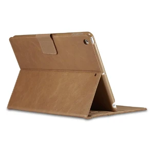 Кожаный чехол Spigen Stand Folio Brown для iPad 9.7" (2017 | 2018) | Air - Фото 7