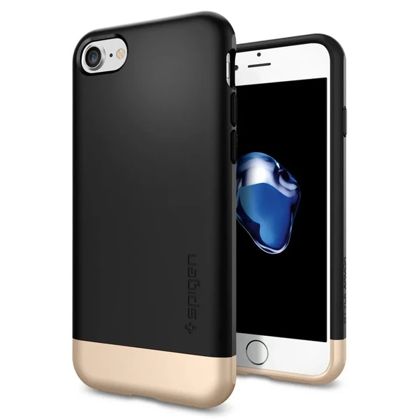 Чохол Spigen Style Armor Black для iPhone SE 3 | SE 2 | 8 | 7