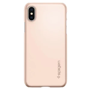 Чехол Spigen Thin Fit Blush Gold для iPhone X | XS - Фото 4
