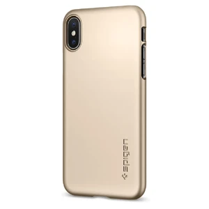 Чохол Spigen Thin Fit Champagne Gold для iPhone X | XS 057CS22111 - Фото 1