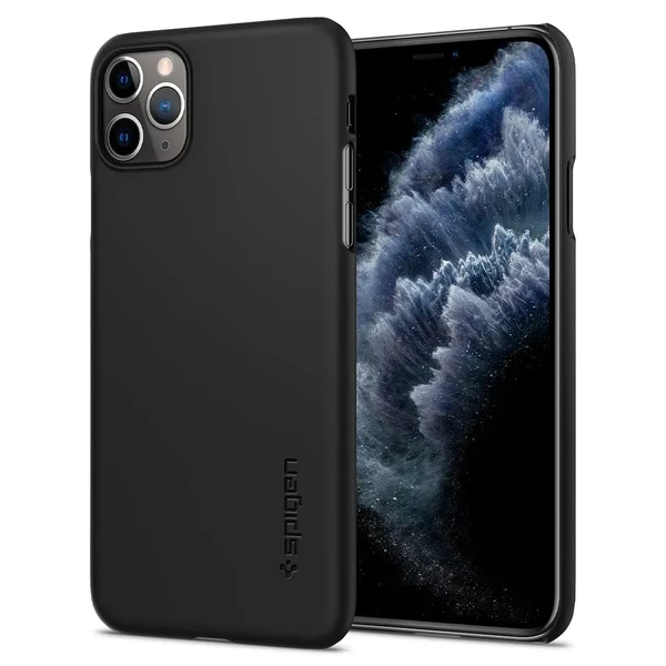 Чехол Spigen Thin Fit Black для iPhone 11 Pro Max в Мукачево
