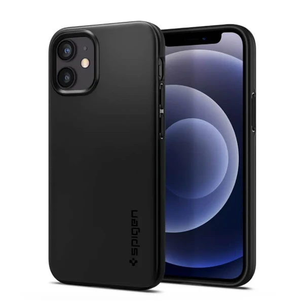 Захисний чохол Spigen Thin Fit Black для iPhone 12 mini