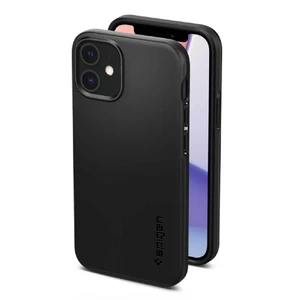 Захисний чохол Spigen Thin Fit Black для iPhone 12 mini - Фото 2