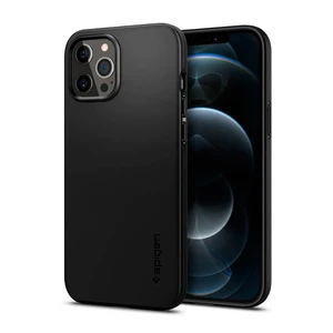 Чорний захисний чохол Spigen Thin Fit для iPhone 12 Pro Max