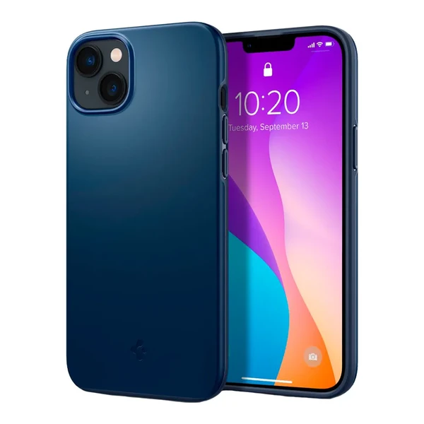 Защитный чехол Spigen Thin Fit Navy Blue для iPhone 14 Plus в Сумах
