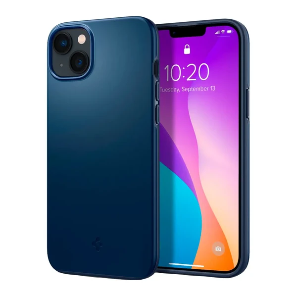 Захисний чохол Spigen Thin Fit Navy Blue для iPhone 14 | 13
