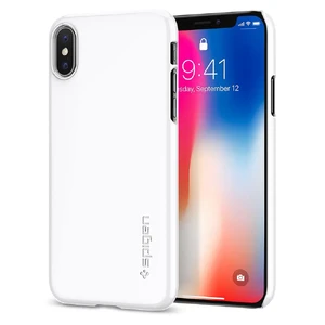 Чохол Spigen Thin Fit Jet White для iPhone X | XS - Фото 2