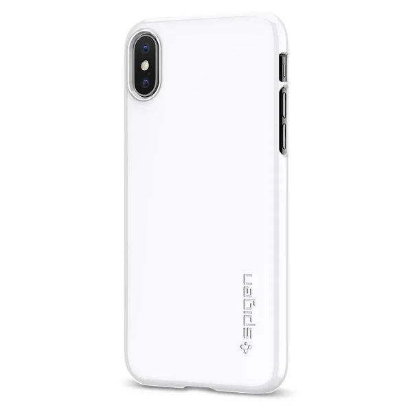 Чохол Spigen Thin Fit Jet White для iPhone X | XS