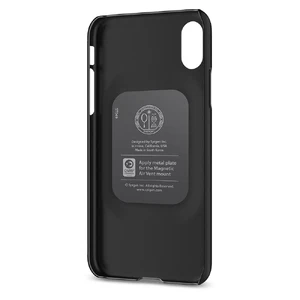 Чехол Spigen Thin Fit Matte Black для iPhone X | XS с магнитом - Фото 3