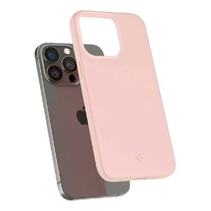 Силиконовый чехол-накладка Spigen Thin Fit Pink Sand для iPhone 13 Pro - Фото 3