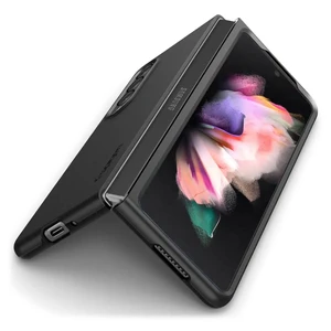 Черный защитный чехол Spigen Thin Fit для Samsung Galaxy Z Fold 3 - Фото 5