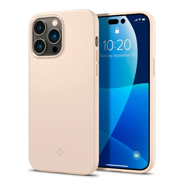 Защитный чехол Spigen Thin Fit Sand Beige для iPhone 14 Pro