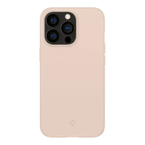 Силиконовый чехол-накладка Spigen Thin Fit Sand Beige для iPhone 13 Pro - Фото 2