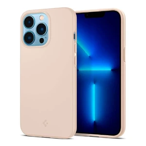Силиконовый чехол-накладка Spigen Thin Fit Sand Beige для iPhone 13 Pro ACS03252 - Фото 1