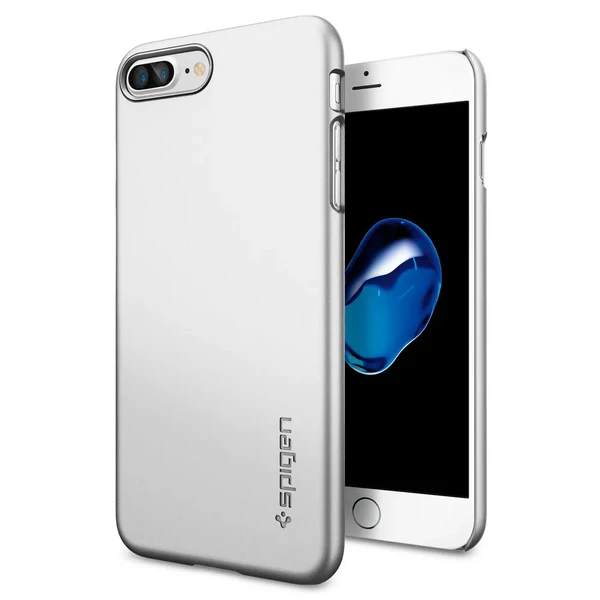 Чохол Spigen Thin Fit Satin Silver для iPhone 7 Plus | 8 Plus у Чернігові