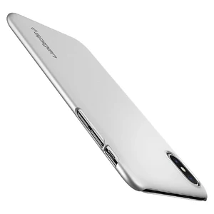 Чохол Spigen Thin Fit Satin Silver для iPhone X | XS - Фото 6