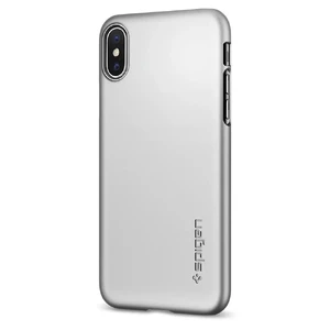 Чехол Spigen Thin Fit Satin Silver для iPhone X | XS
